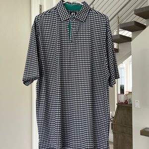 Men’s FootJoy checked golf shirt